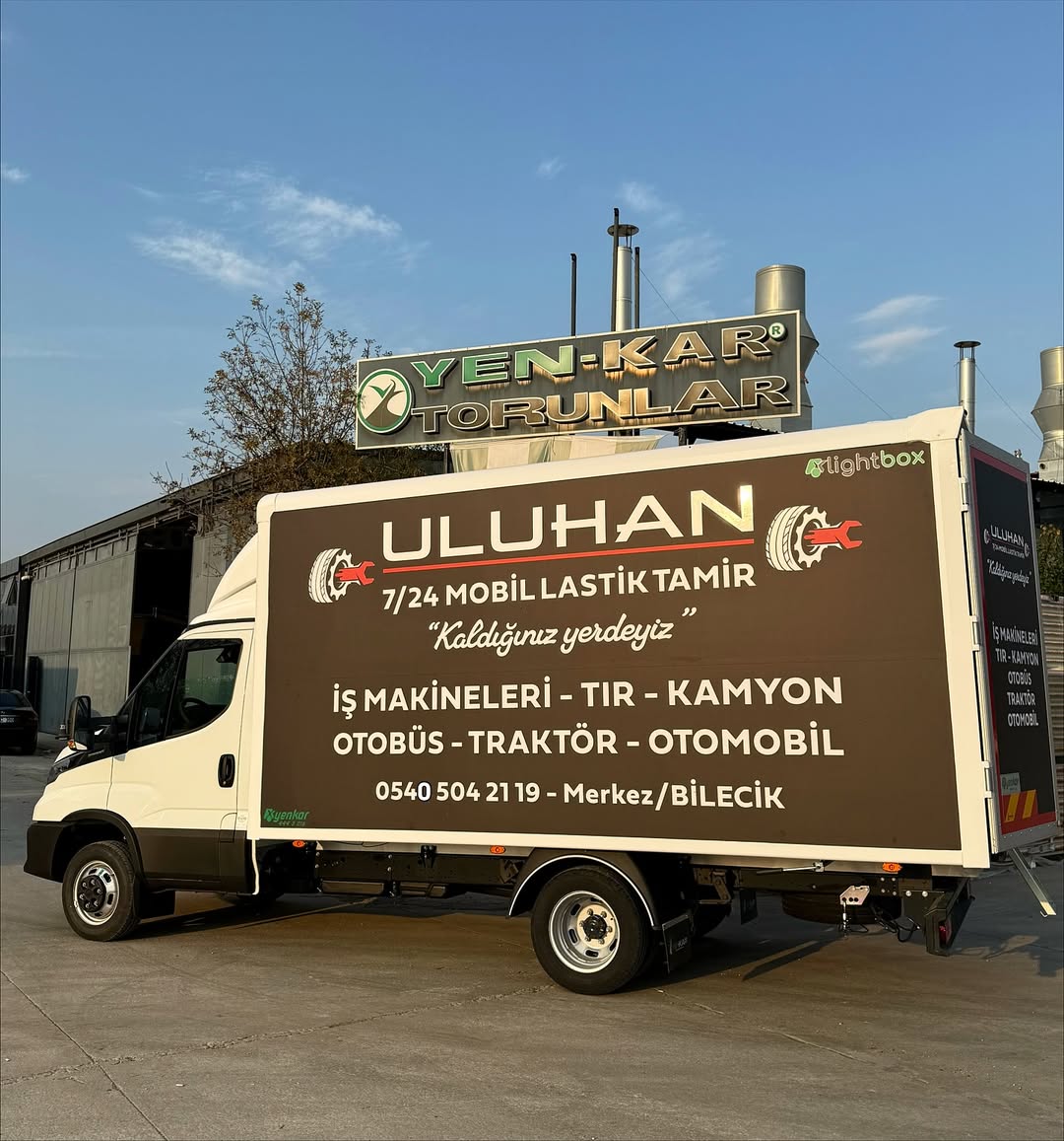 Uluhan Yol Yardım servis çalışması